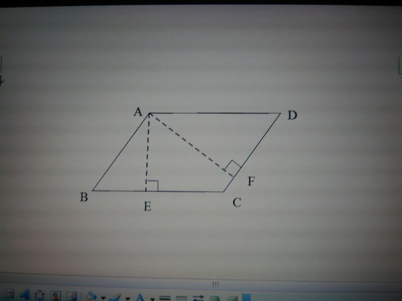 一个平行四边形ABCD的周长为72cm,以BC为底