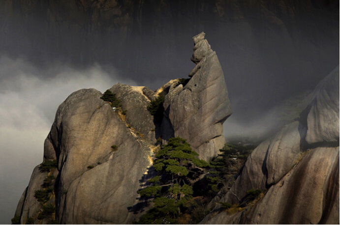 黄山奇石教学图片